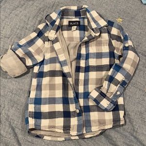 Boys Blue Dress Shirt